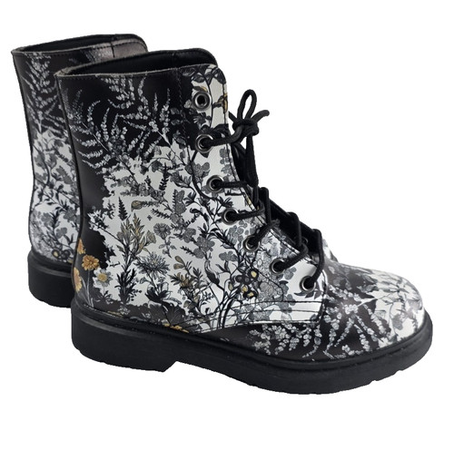 Rogue wolf botanical floral - wolf,