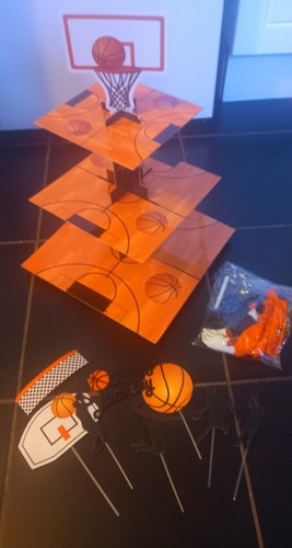 Basketball theme cake - , stand