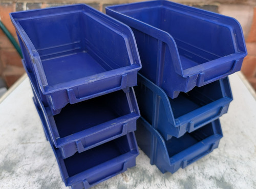 Pack lin bins blue - blue, plastic
