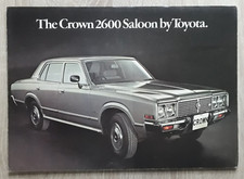 Toyota Crown 2600 Saloon Brochure c.1977