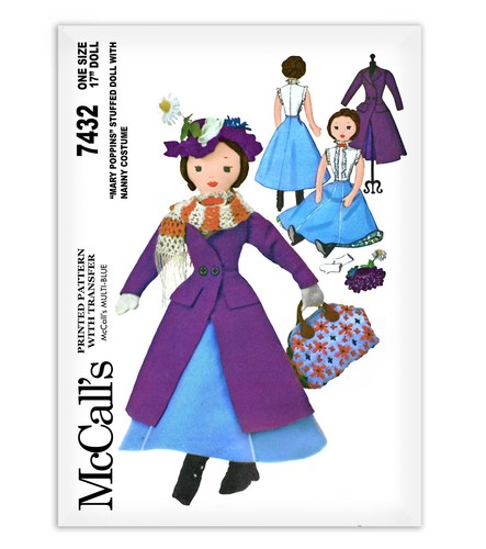 Mary poppins doll sewing - mary,