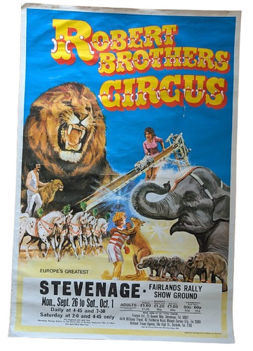 Robert bros circus - poster,