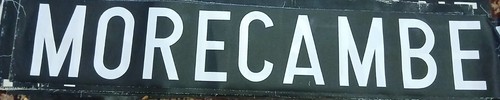 Morecambe destination blind - morecambe,