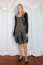 Marithe Francois Girbaud Ballon Long Sleeve Dress Size 46