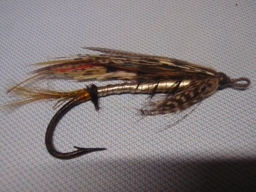 Vintage gut eyed salmon - fly,