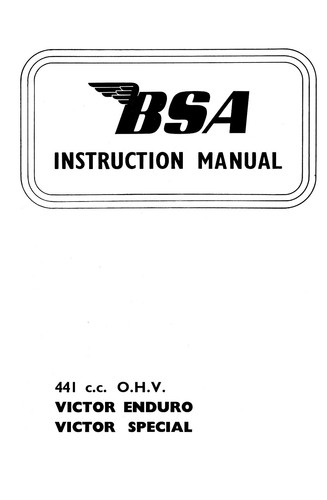 1966 bsa b44 victor - 1966,