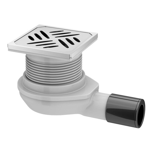 Square wet room drain - wet,
