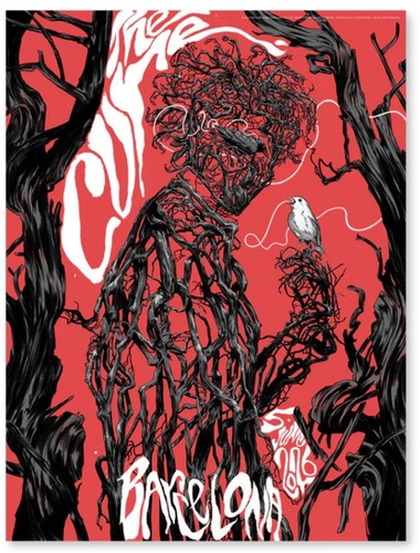 The cure barcelona poster 2026 - barcelona,