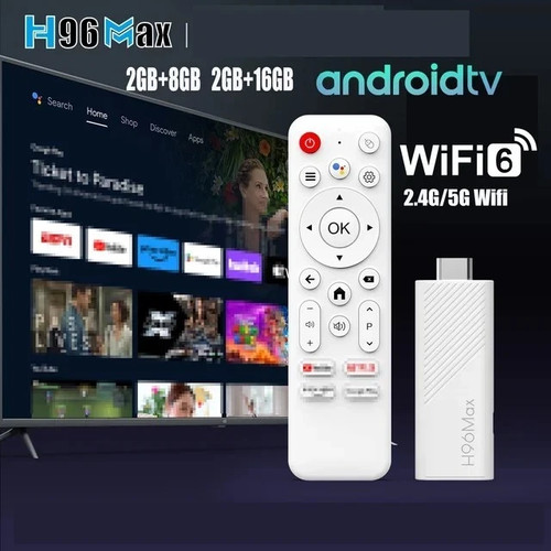 H96 max android stick 4k - 14, tv