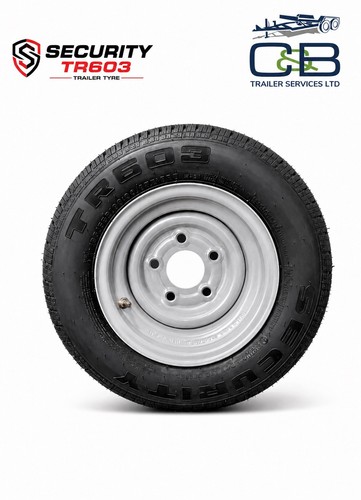 Trailer wheel and tyre - 10”,