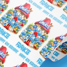 Personalised Smurfs Wrapping