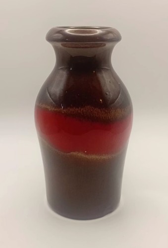 Vintage west german vase brown - german,
