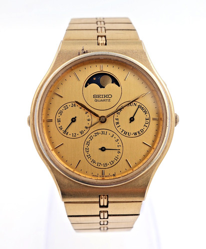 Seiko moonphase men watch - seiko, men's