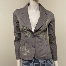 Women’s Brown Striped Cotton