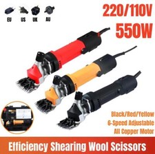 6-Speed Electric Sheep Shearing Machine Goat Clipper Wool Scissor Shear Cutter