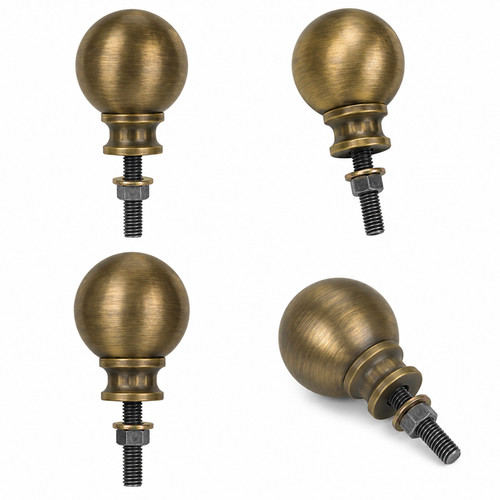Xsolid brass bed knobs - xsolid, 3"