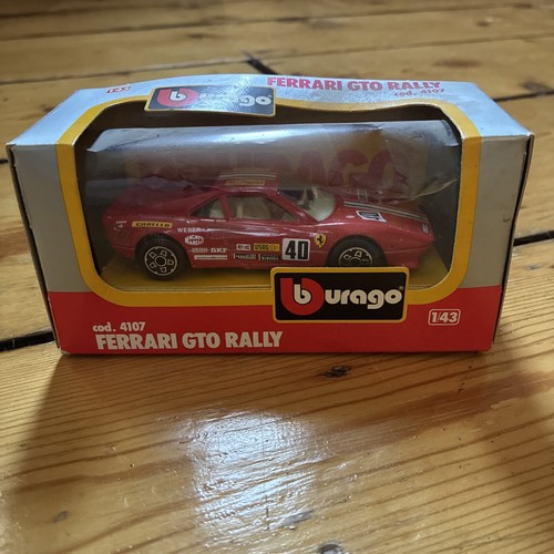 Burago ferrari gto rally - ferrari,