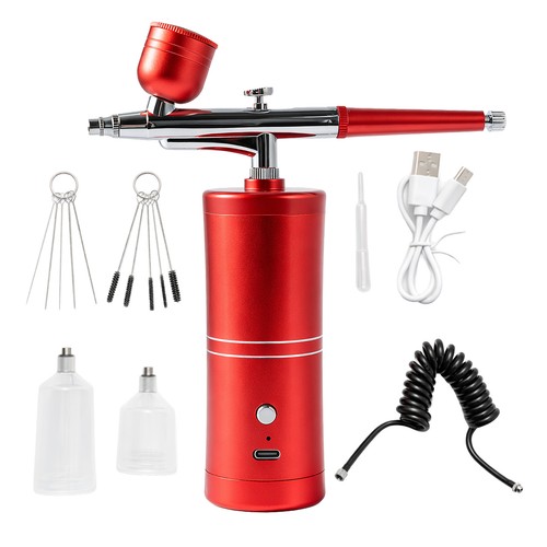 Cordless airbrush kit - kit, portable
