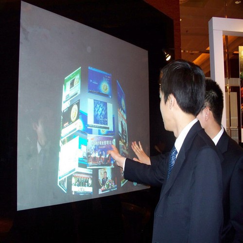Rear projection screen - projection, film
