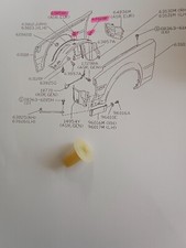 Nissan 300ZX Z31,Wing Liner Fender Grommet,All Years,New Genuine Part.