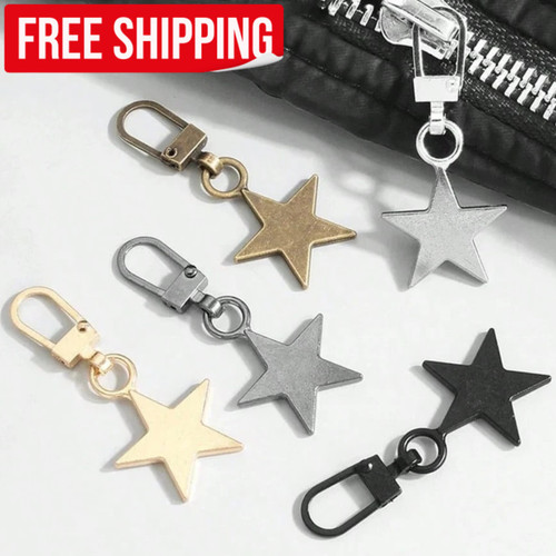 10pcs star zipper - zipper, pull