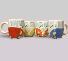 CAMPERVAN MUG STYLE POPULAR CERAMIC CAMPER'S COFFEE TEA CUP GIFT NEW IN BOX