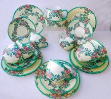 Aynsley Unusual Hand Painted 1930's Bone China Tea set