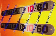 nuffield 10/60 tractor badges / decals