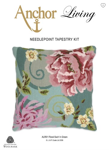 Anchor tapestry kit cushion - anchor, kit: