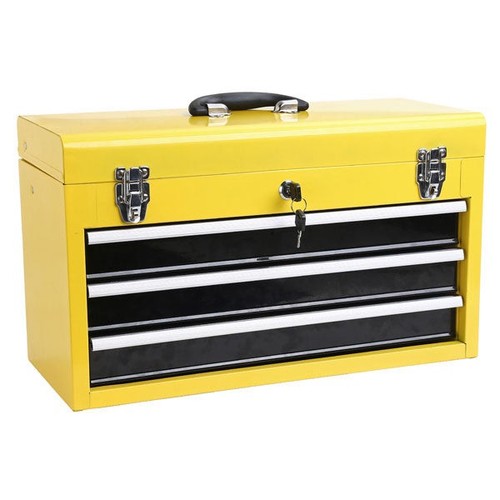 Portable metal tool box - tool, chest
