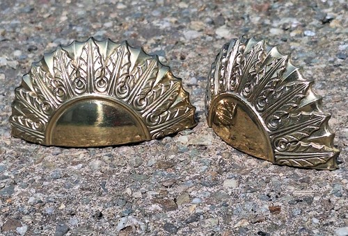 Vintage brass cup - brass,