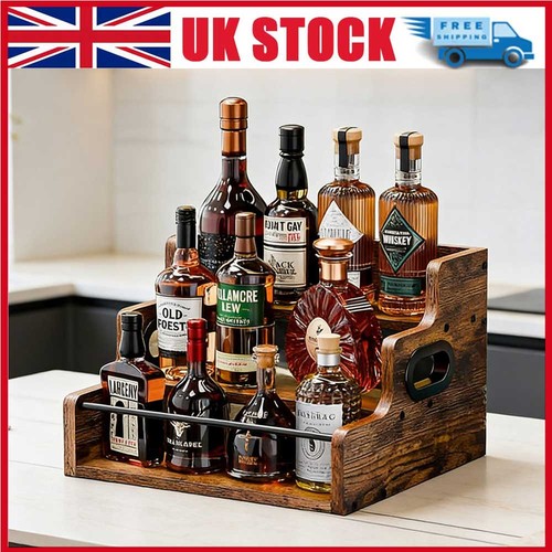 Tier wooden liquor bottle - liquor,