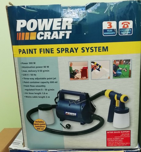 Powercraft paint spray system - powercraft,