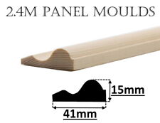 2.4m Pine Panel Moulds Mouldings Broken Ogee Architrave Dado Rail edging trim