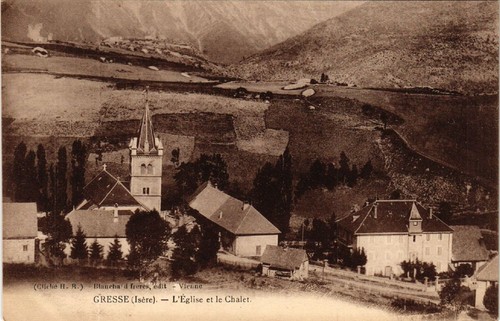 Old postcard gresse the - old, ak