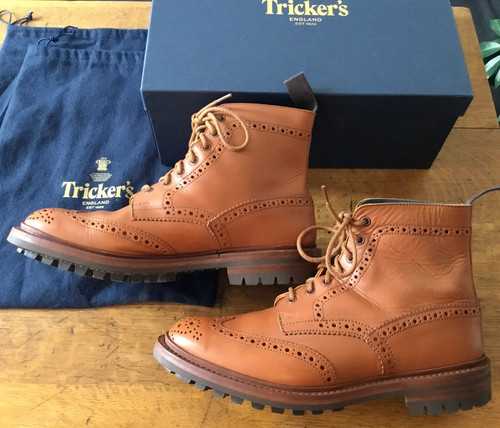 Tricker malton brogue boots - brogue,