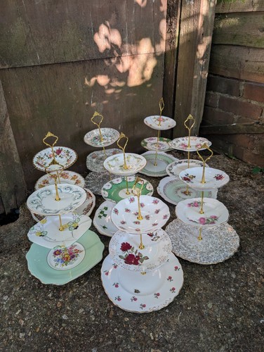 Vintage handmade tier - handmade, 3-tier