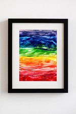 Original Abstract Wax Painting