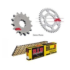 FITS SUZUKI TSR125 1990-1996 JT/DID STANDARD GOLD CHAIN FRONT REAR SPROCKET KIT