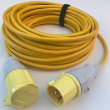 16 amp 1.5mm Yellow Site Extension Cable 110v 16a Drill Transformer Lead Wire