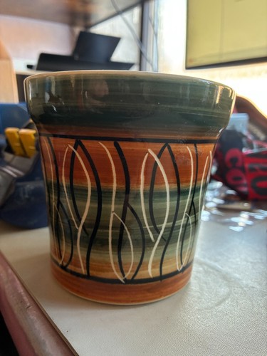 Jersey pottery plant pot - jersey,
