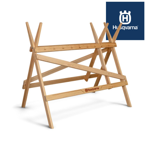 Husqvarna wooden sawhorse - husqvarna,