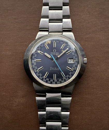 1969 omega geneve - dynamic, blue