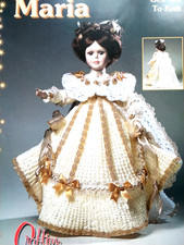 Craftime Dolls Clothes Knitting Pattern Maria 18" DK Original GCP 36