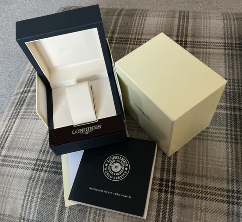 Longines luxury watch box - watch, blue