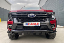 Fits Ford Ranger 2023+ Spoiler bar - Tiger Double Nudge Bar Bull Bar Gloss Black