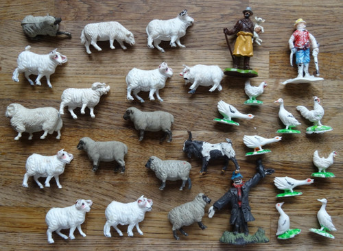 Britains vintage sheep goats - britains,