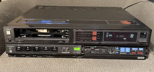 Sony betamax player beta hifi - sony,