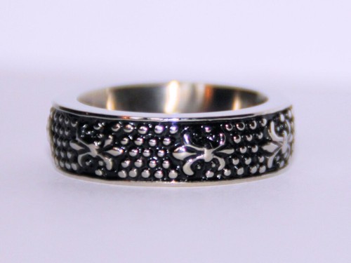 Fleur lys rock ring mens - fleur,