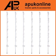 6x 4ft Electric Fence White